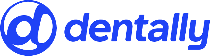 Dentally Wordmark and Symbol in Blue (1)